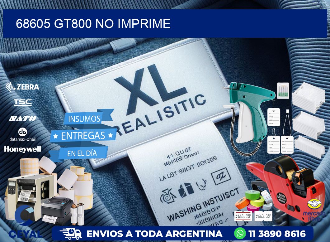 68605 GT800 no imprime