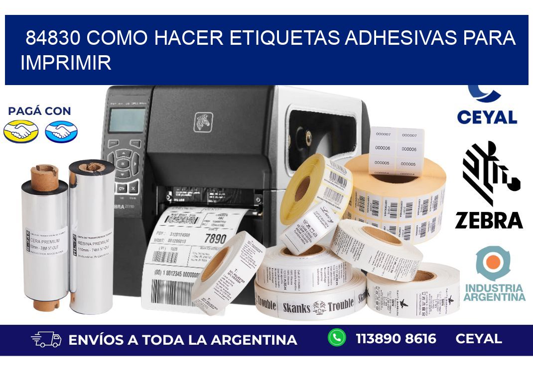 84830 Como hacer etiquetas adhesivas para imprimir