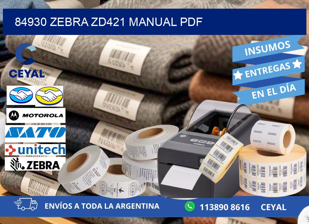 84930 Zebra ZD421 manual PDF