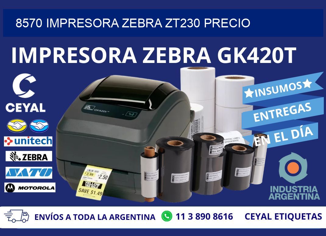 8570 Impresora Zebra ZT230 precio