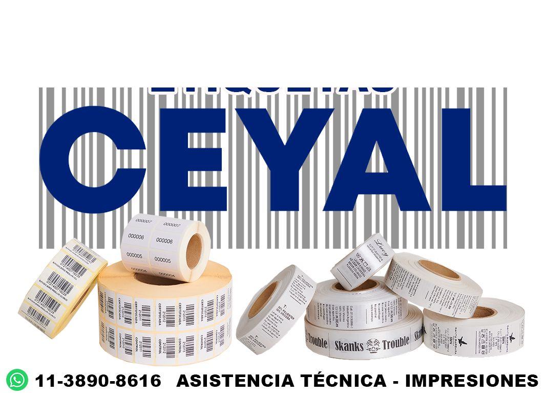 9355 Etiquetas adhesivas para consumo masivo