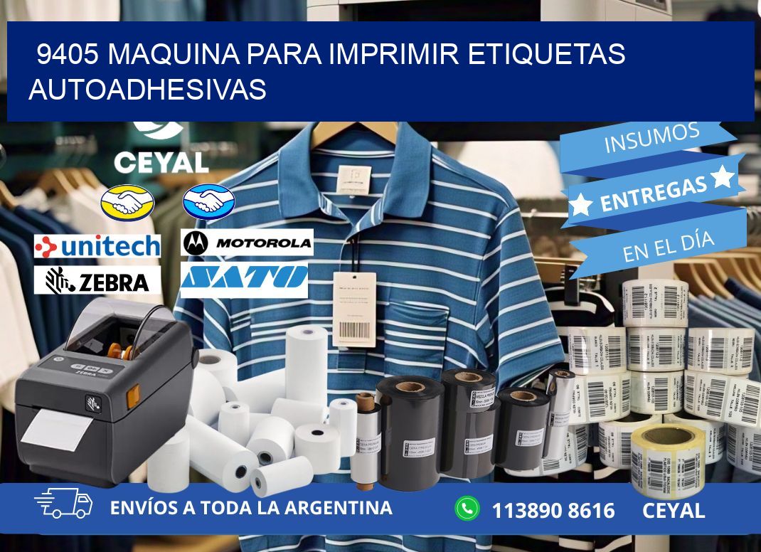 9405 maquina para imprimir etiquetas autoadhesivas