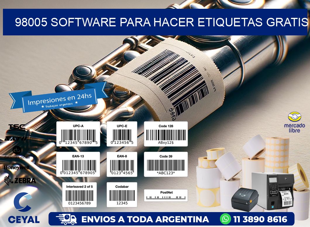 98005 Software para hacer etiquetas gratis