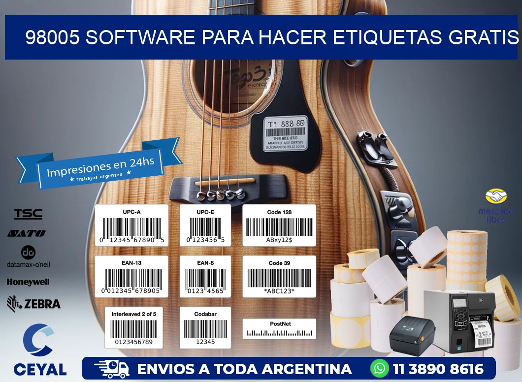 98005 Software para hacer etiquetas gratis
