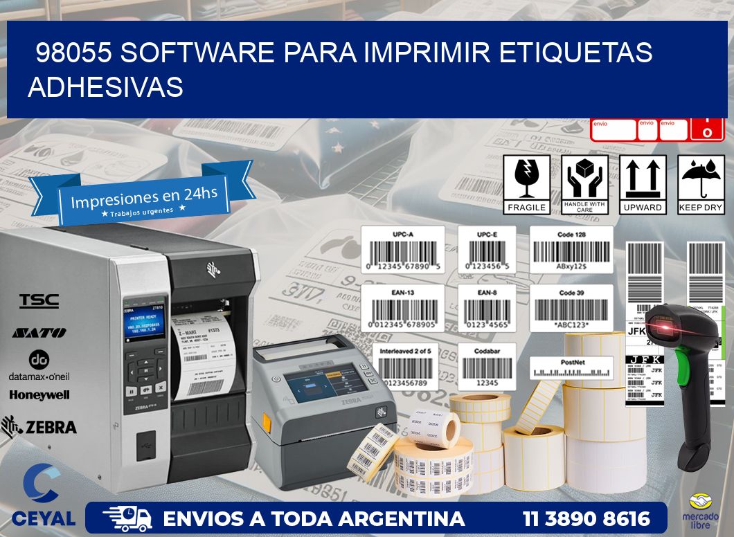 98055 software para imprimir etiquetas adhesivas