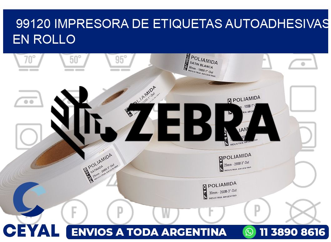 99120 impresora de etiquetas autoadhesivas en rollo
