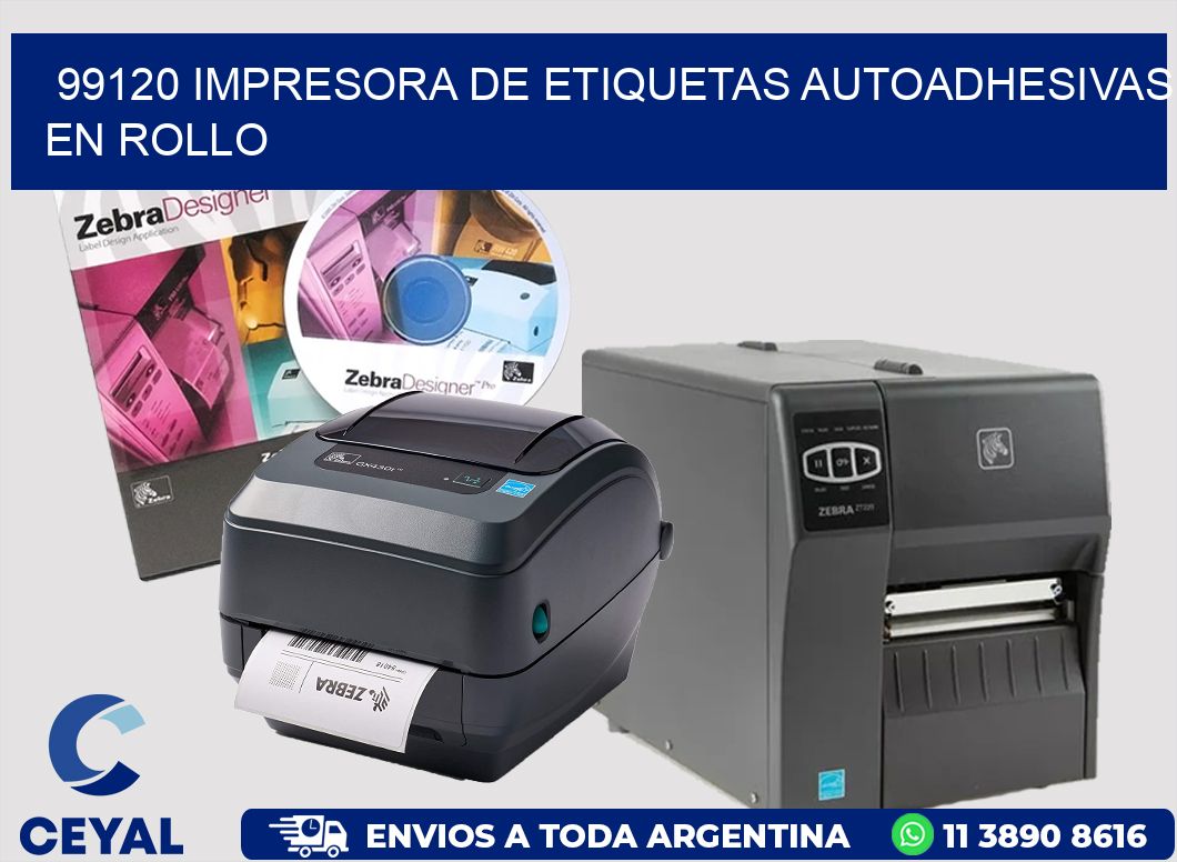99120 impresora de etiquetas autoadhesivas en rollo