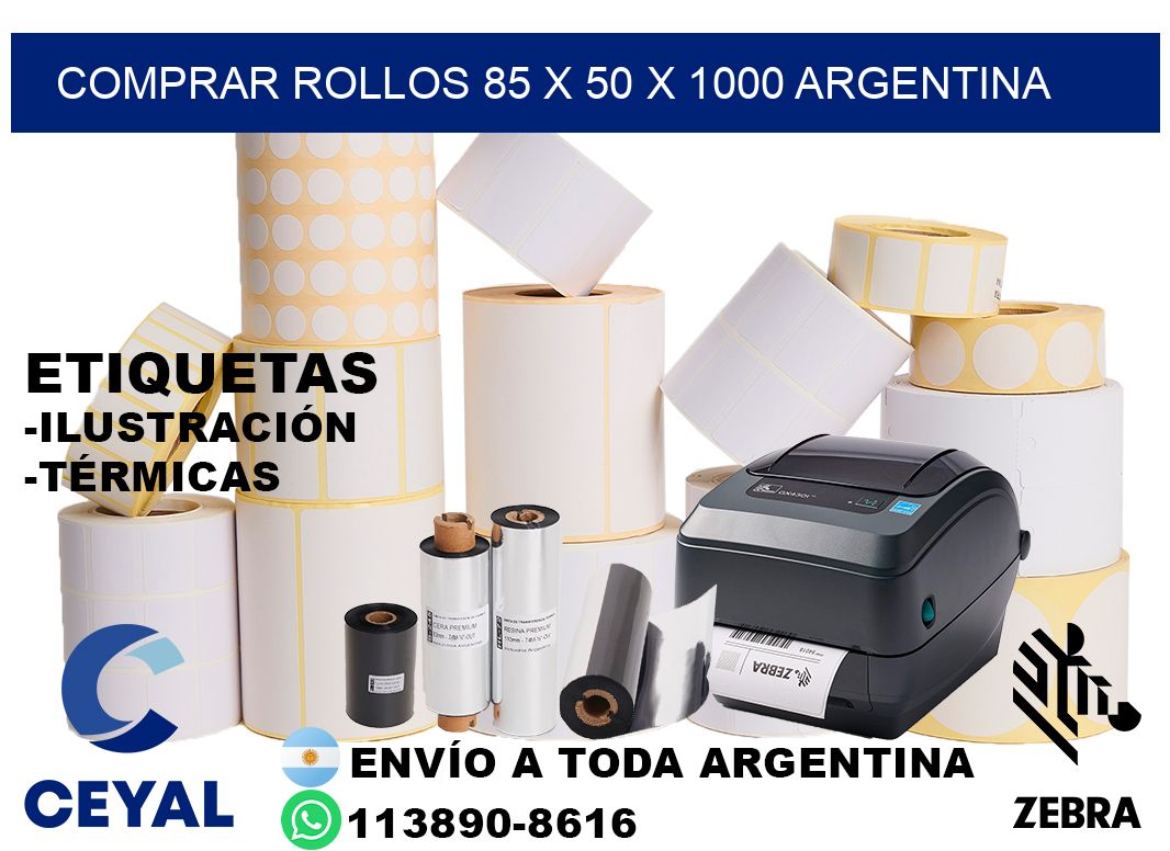 Comprar Rollos 85 x 50 x 1000 argentina