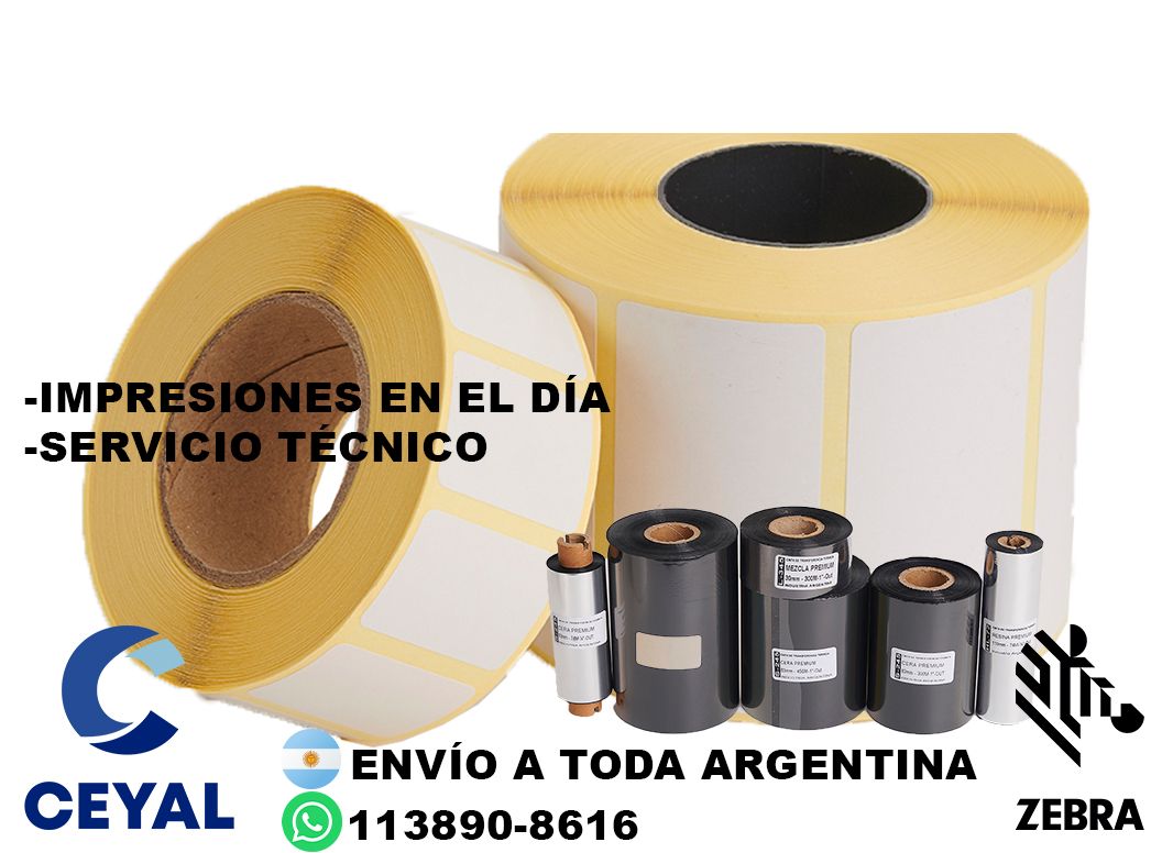 etiquetas blancas adhesivas tamaños 60 x 53