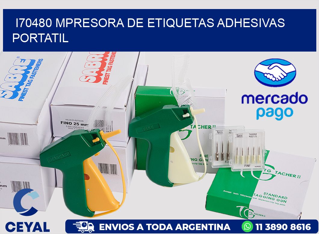 i70480 mpresora de etiquetas adhesivas portatil