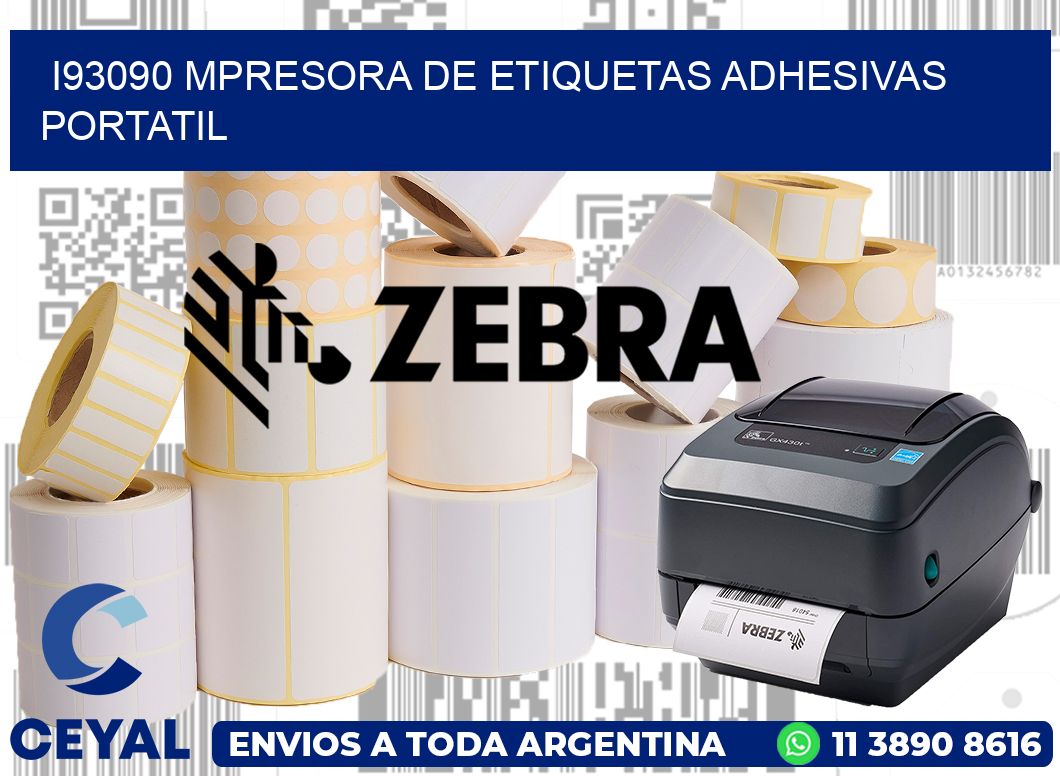i93090 mpresora de etiquetas adhesivas portatil
