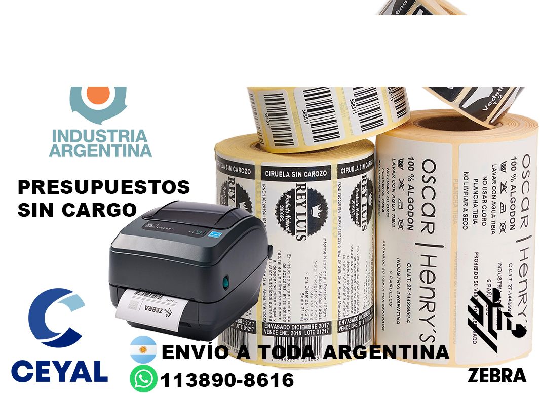 impresoras de etiquetas adhesivas mercadolibre  71 x 83