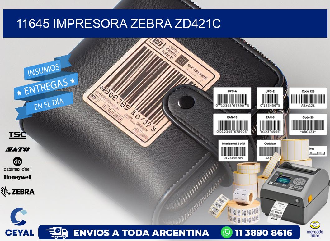 11645 Impresora Zebra zd421c