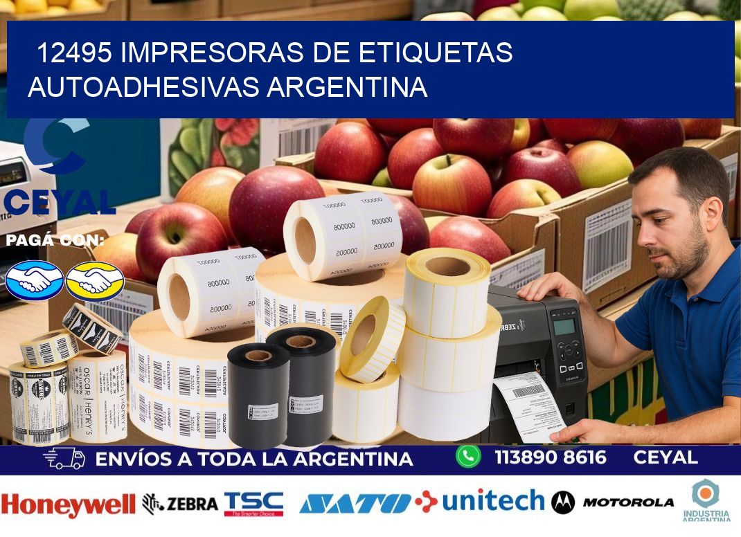 12495 Impresoras de etiquetas autoadhesivas argentina