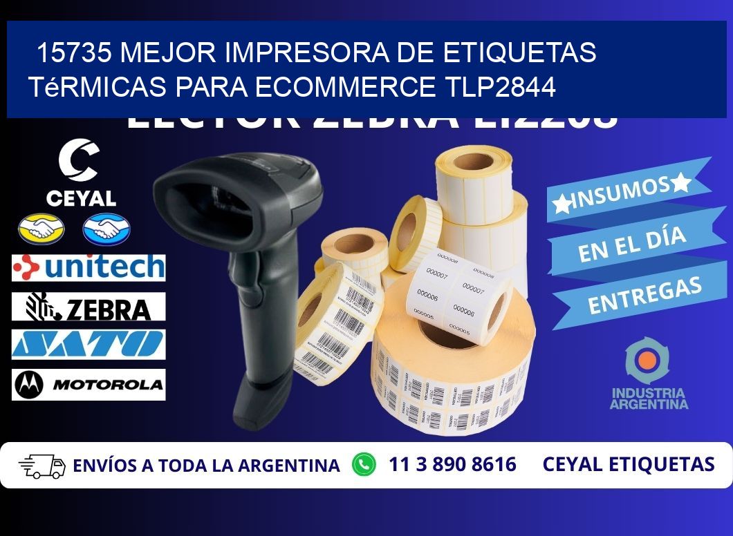 15735 mejor impresora de etiquetas térmicas para ecommerce TLP2844