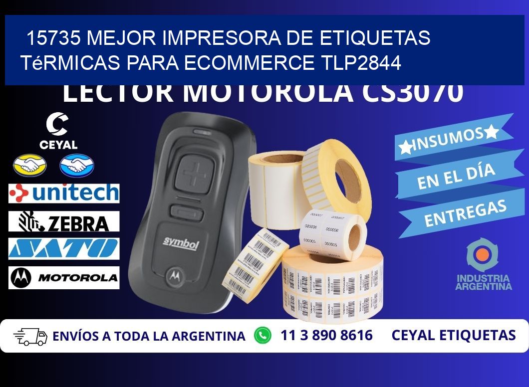 15735 mejor impresora de etiquetas térmicas para ecommerce TLP2844