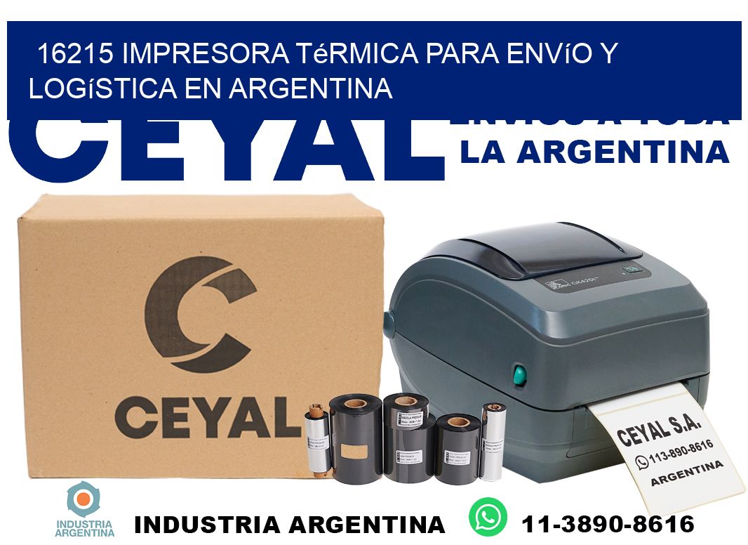 16215 impresora térmica para envío y logística en Argentina