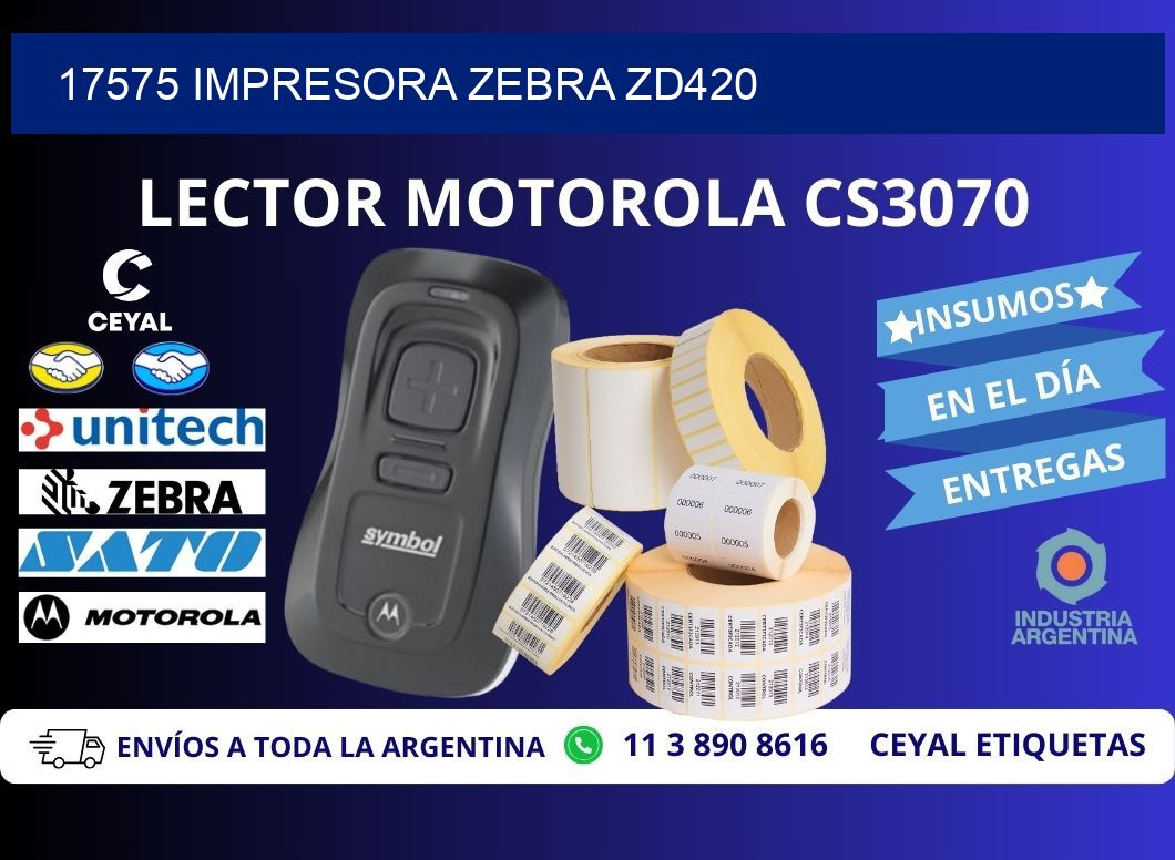 17575 Impresora Zebra ZD420