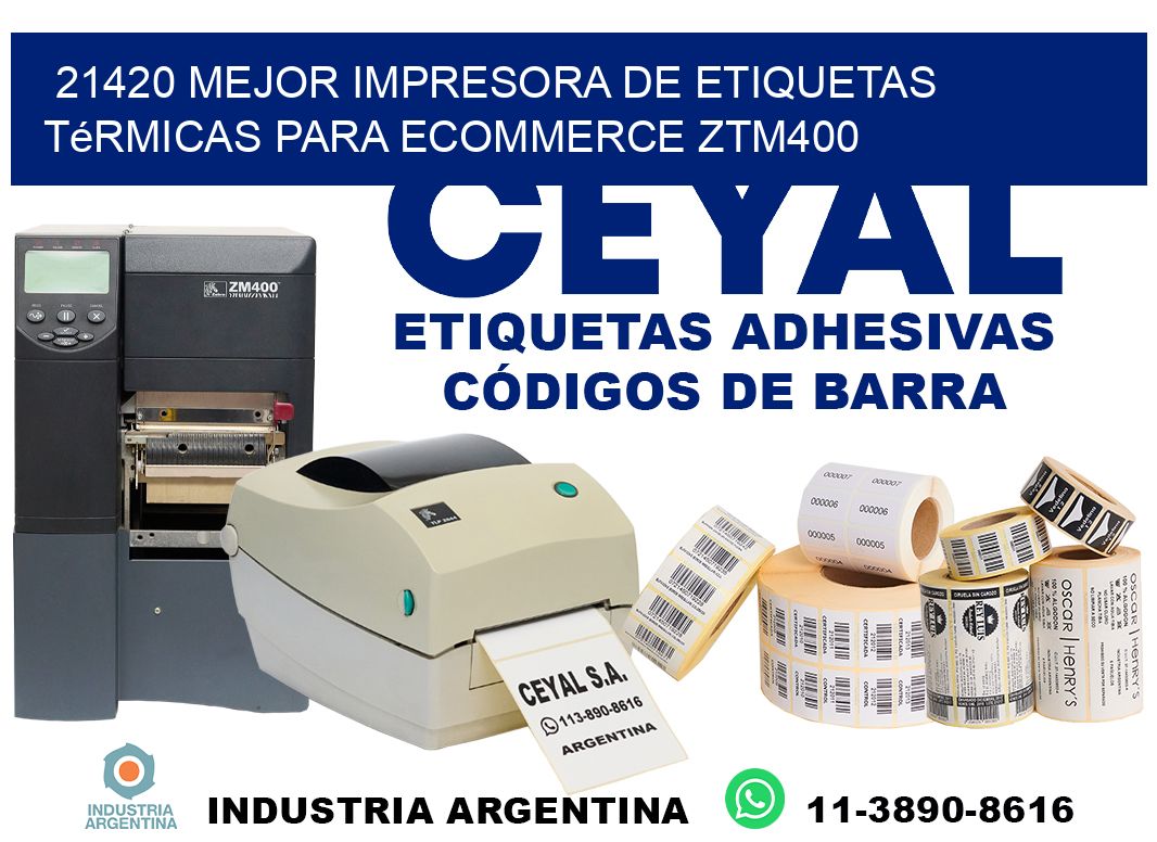 21420 mejor impresora de etiquetas térmicas para ecommerce ZTM400