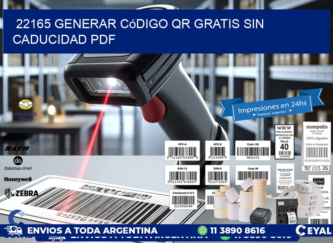 22165 Generar código QR gratis sin caducidad PDF