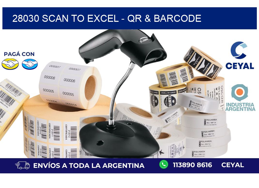 28030 Scan to Excel - QR & Barcode