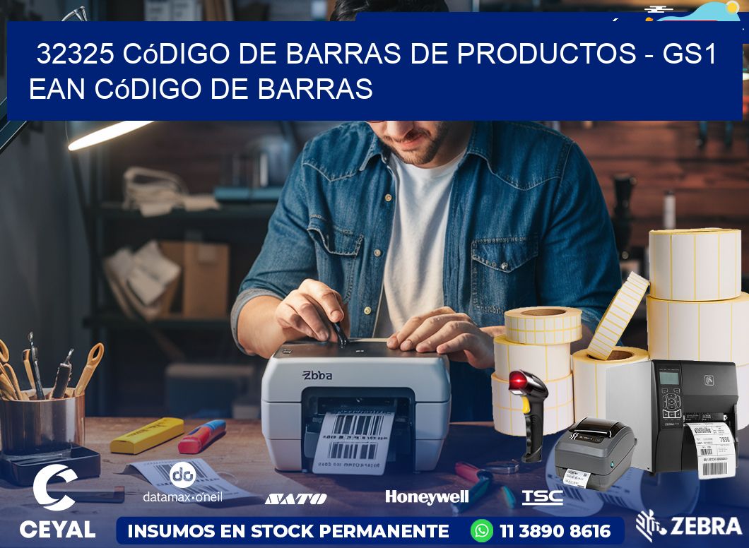 32325 Código de Barras de productos – GS1 ean Código de Barras