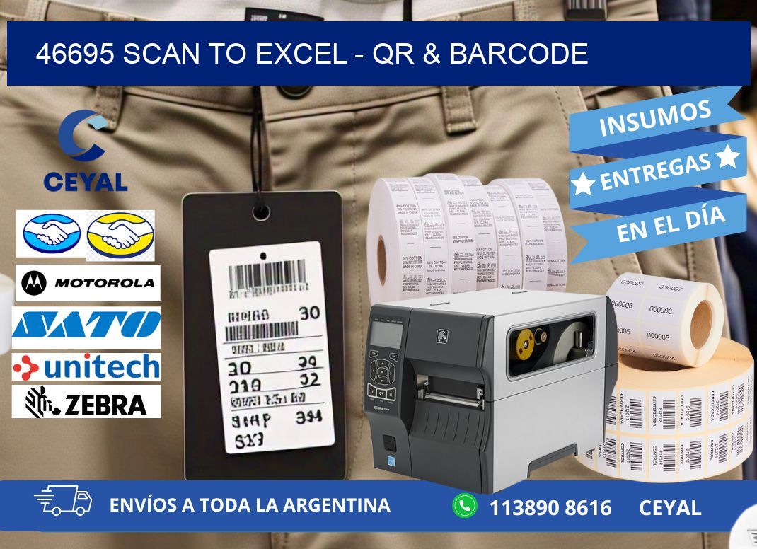 46695 Scan to Excel - QR & Barcode