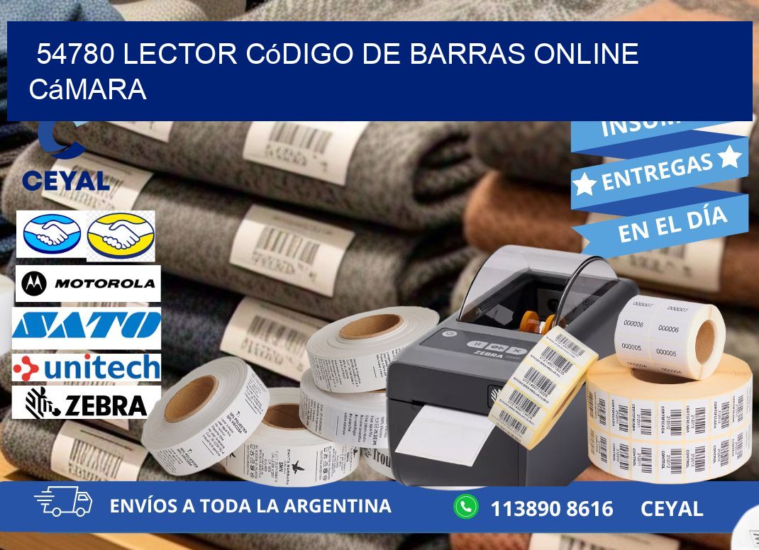 54780 Lector código de barras online cámara