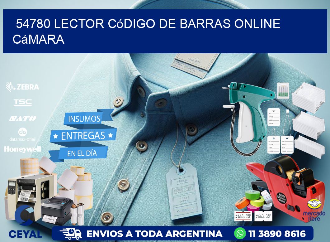 54780 Lector código de barras online cámara