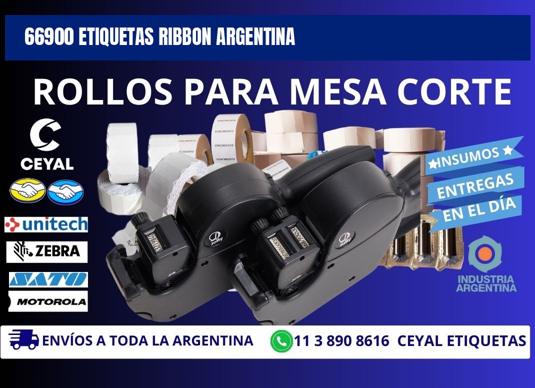 66900 etiquetas ribbon argentina