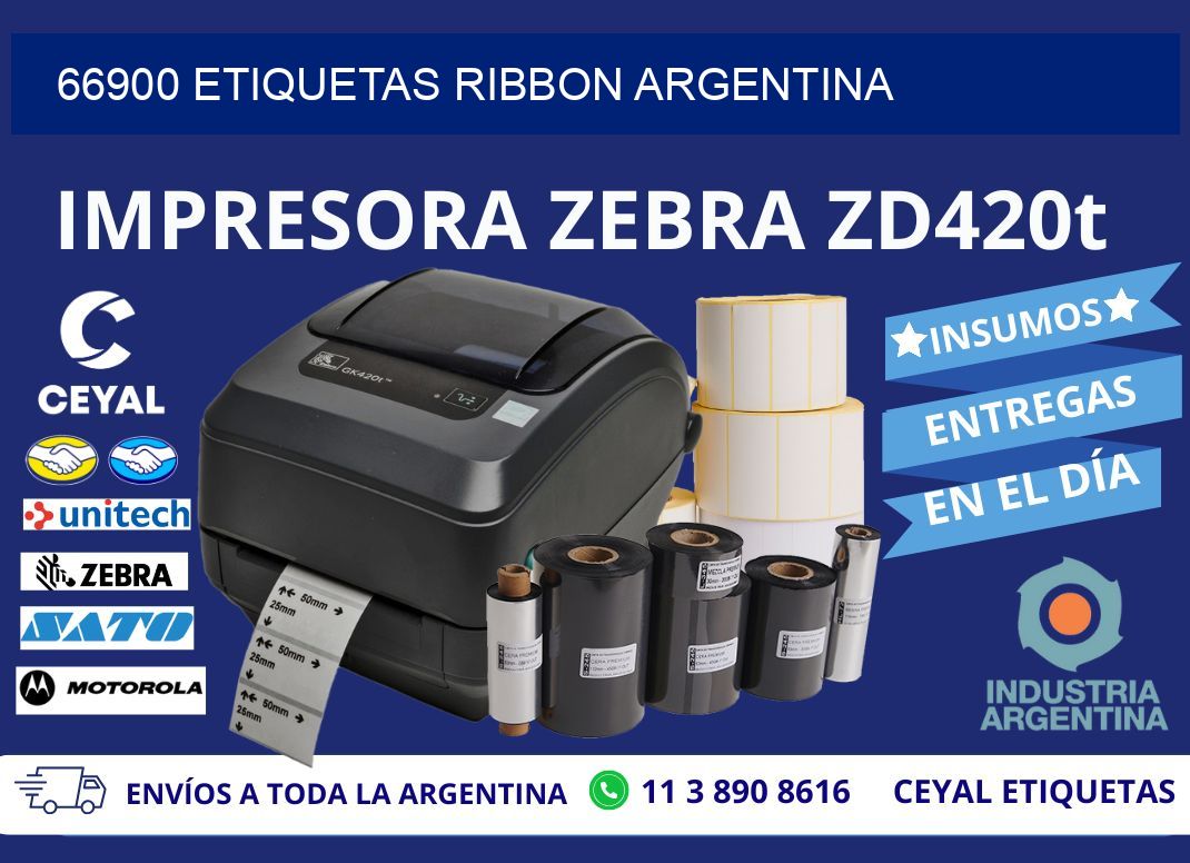 66900 etiquetas ribbon argentina