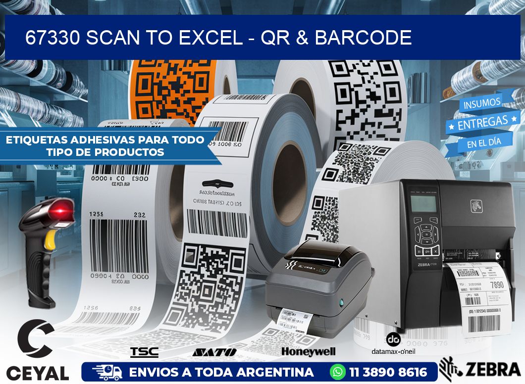 67330 Scan to Excel - QR & Barcode