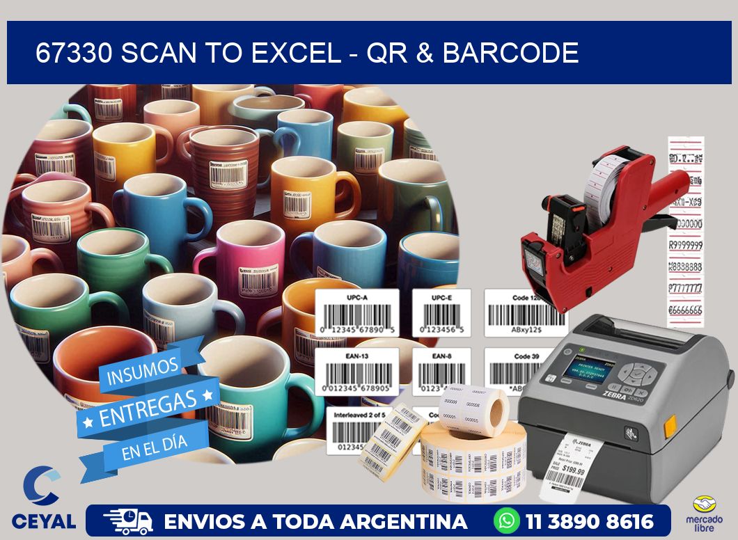 67330 Scan to Excel - QR & Barcode