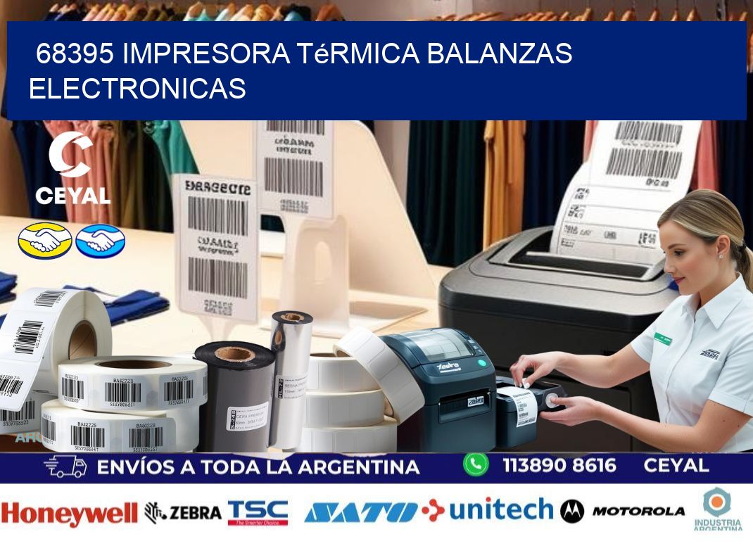 68395 impresora térmica balanzas electronicas