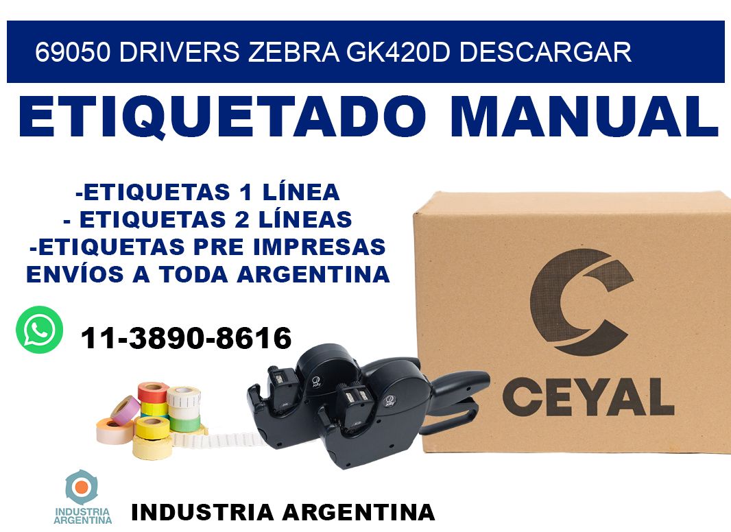 69050 drivers zebra gk420d descargar