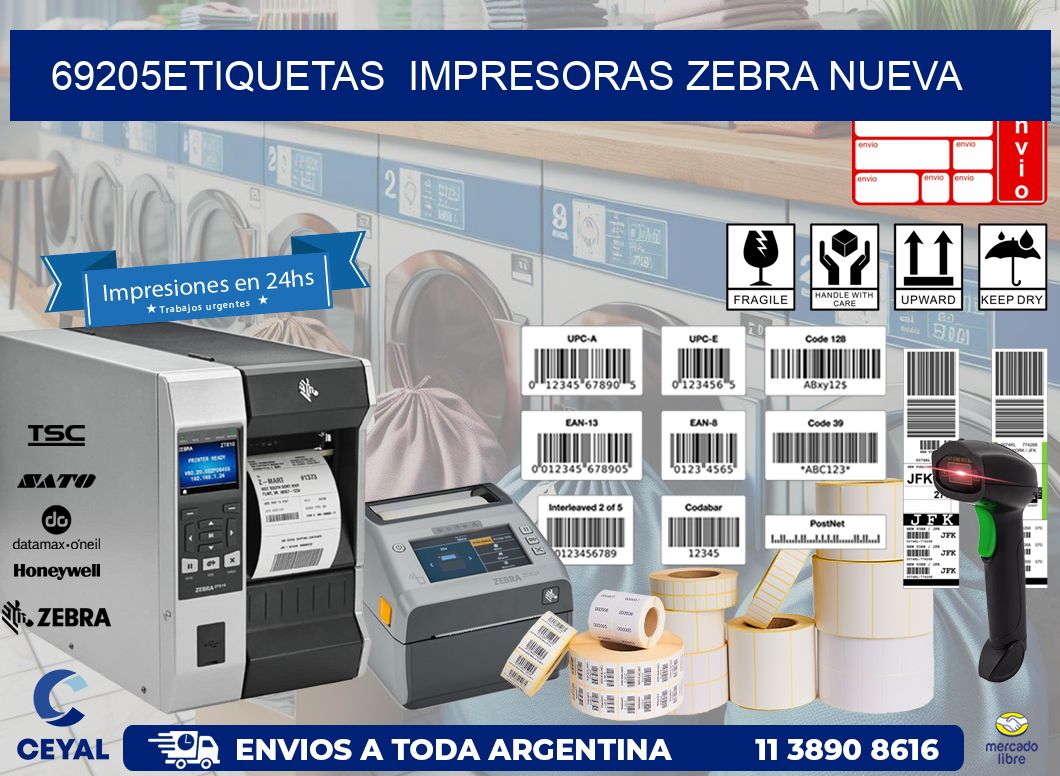 69205etiquetas  impresoras zebra nueva