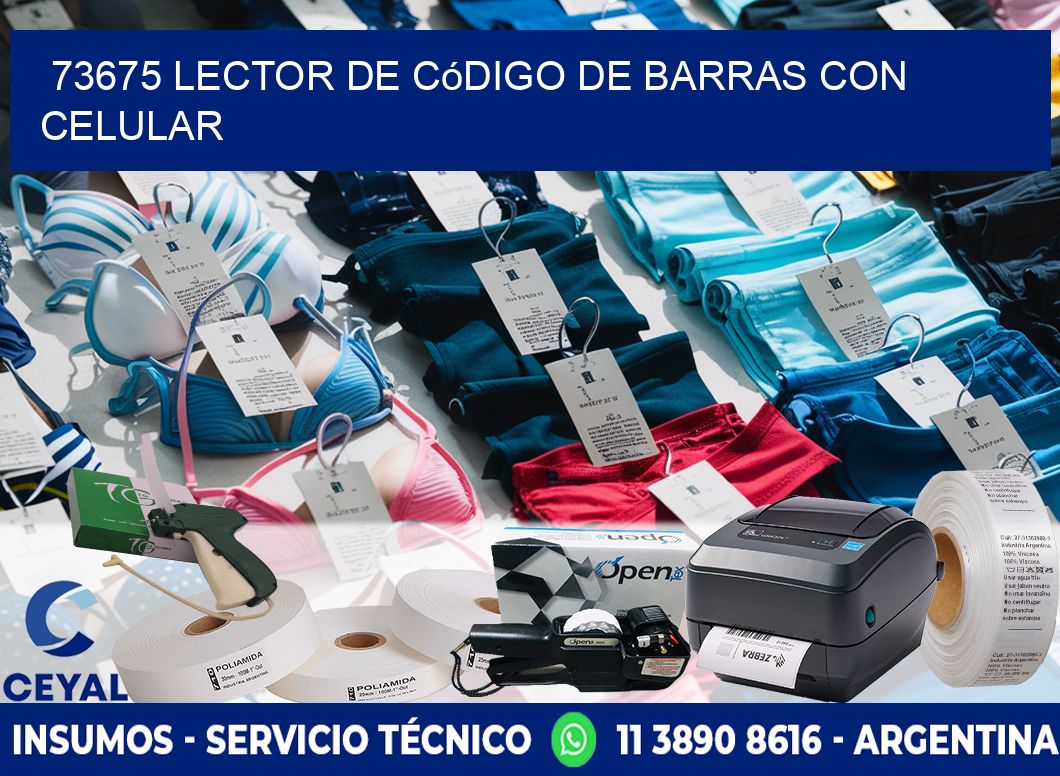 73675 Lector de código de barras con celular