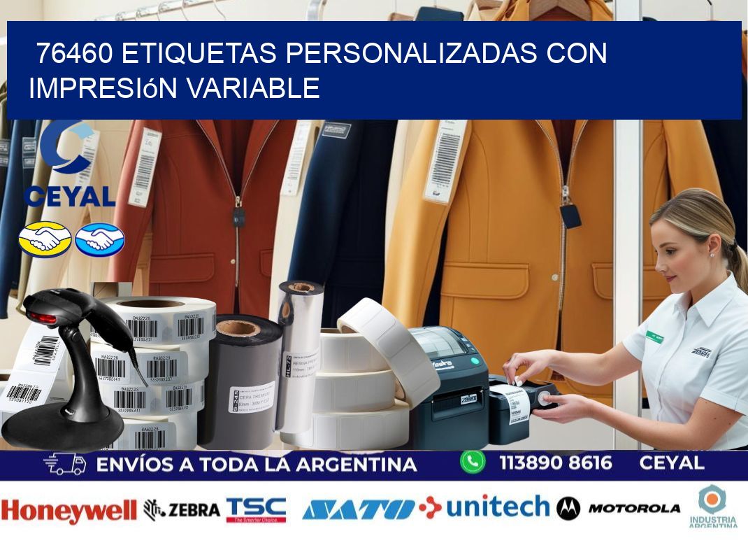 76460 etiquetas personalizadas con impresión variable