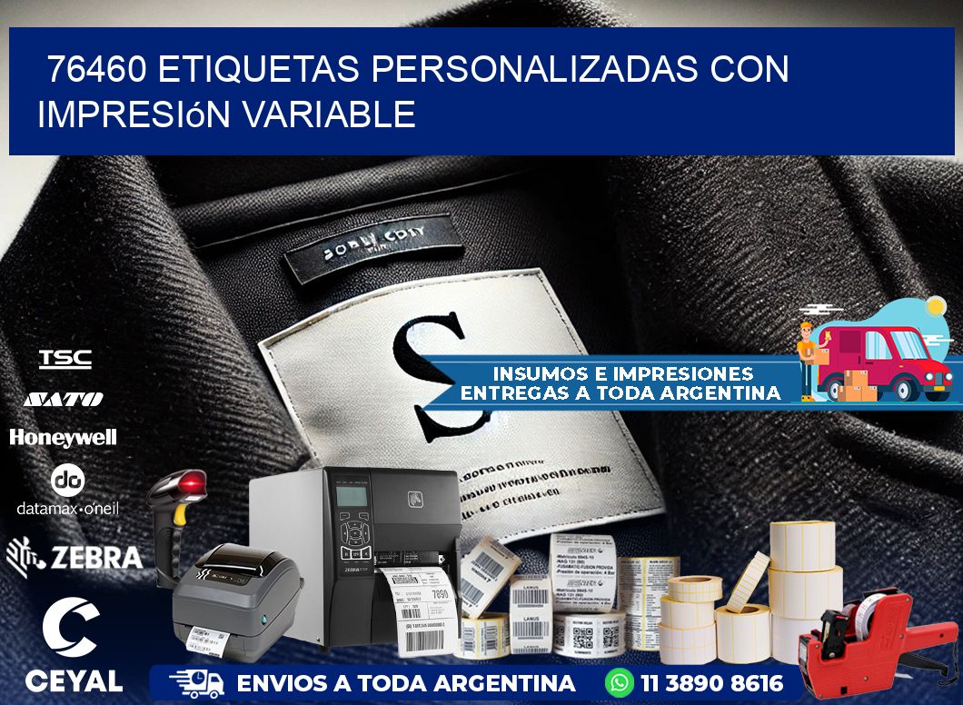 76460 etiquetas personalizadas con impresión variable