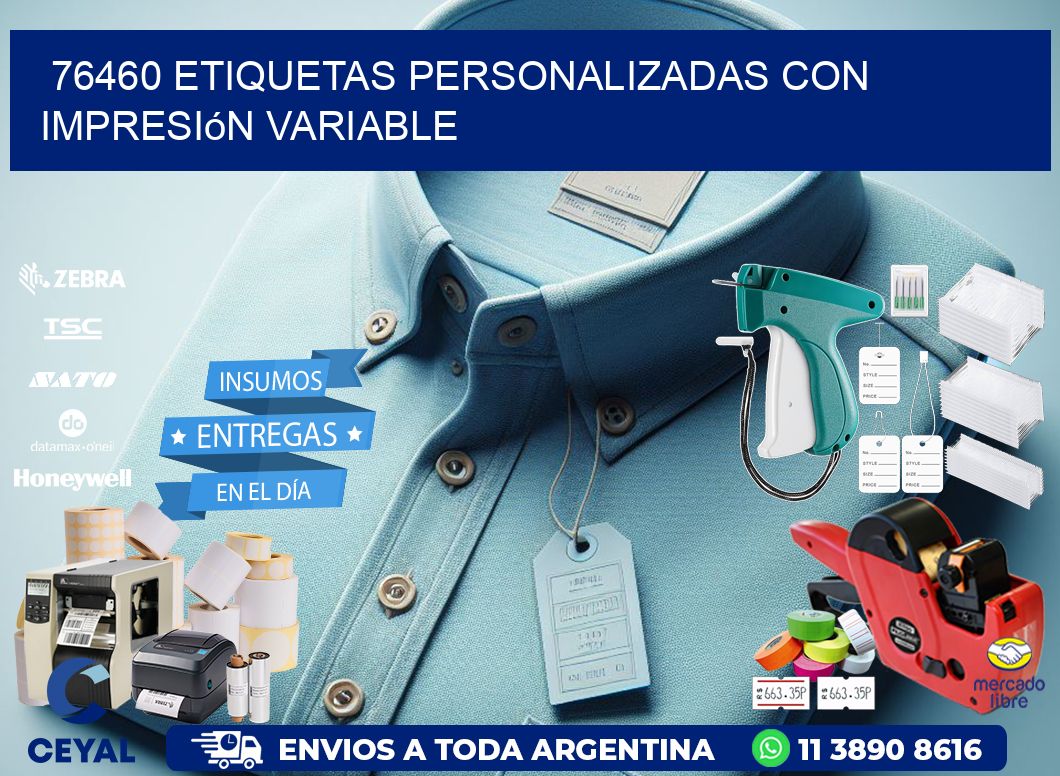 76460 etiquetas personalizadas con impresión variable