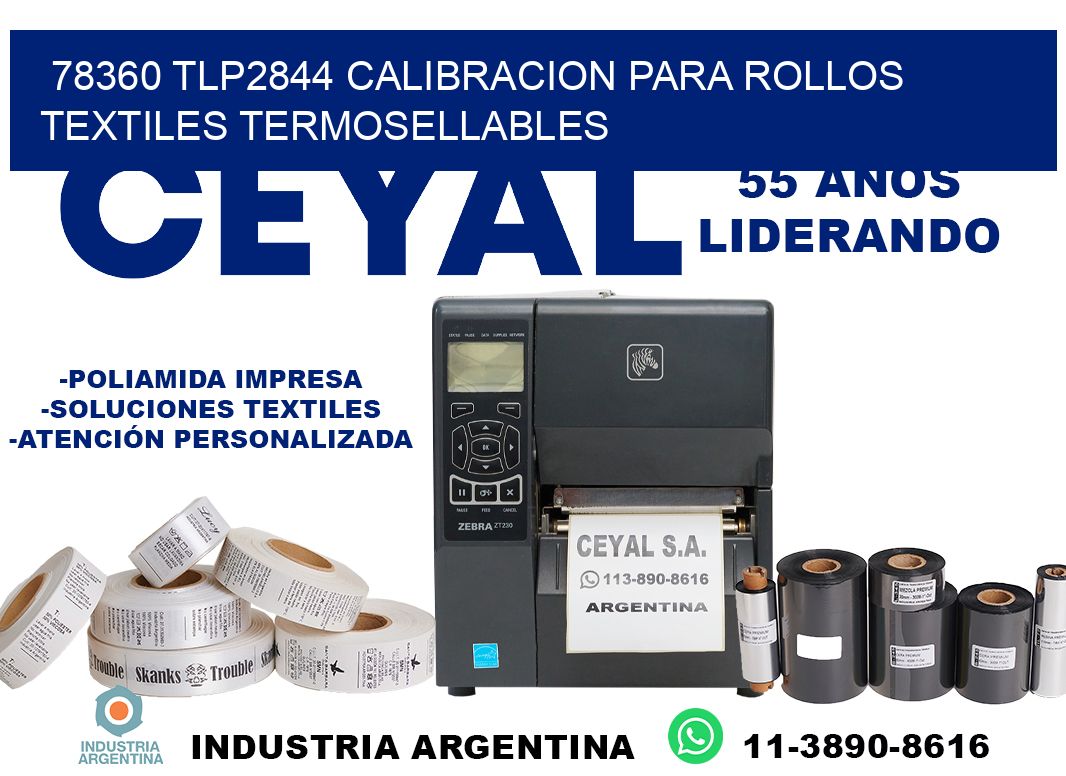 78360 tlp2844 calibracion para rollos textiles termosellables