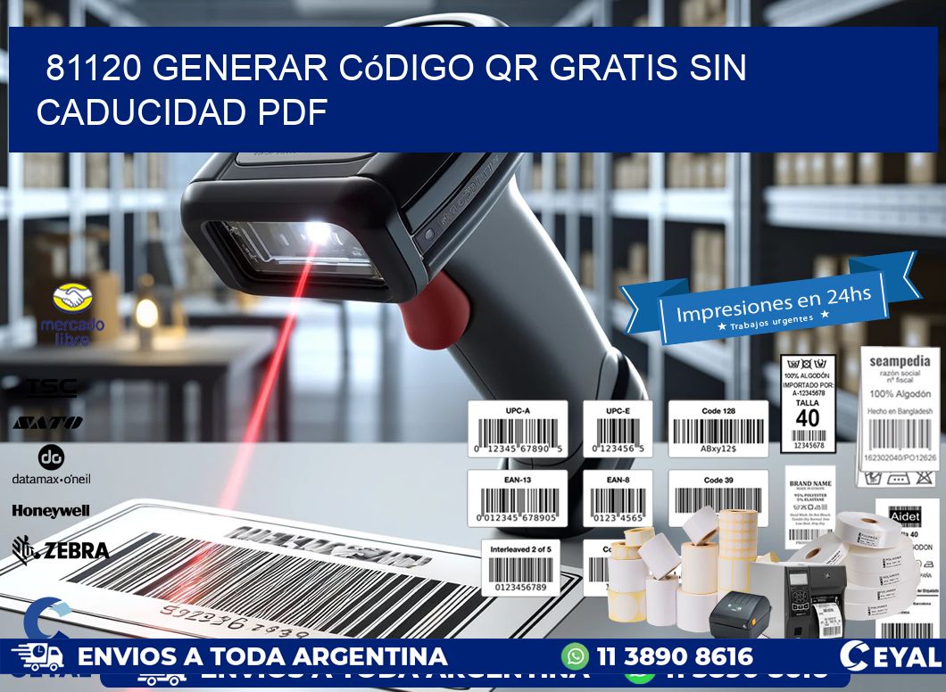 81120 Generar código QR gratis sin caducidad PDF