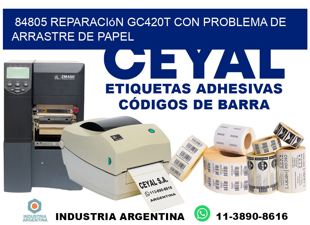 84805 reparación gc420t con problema de arrastre de papel
