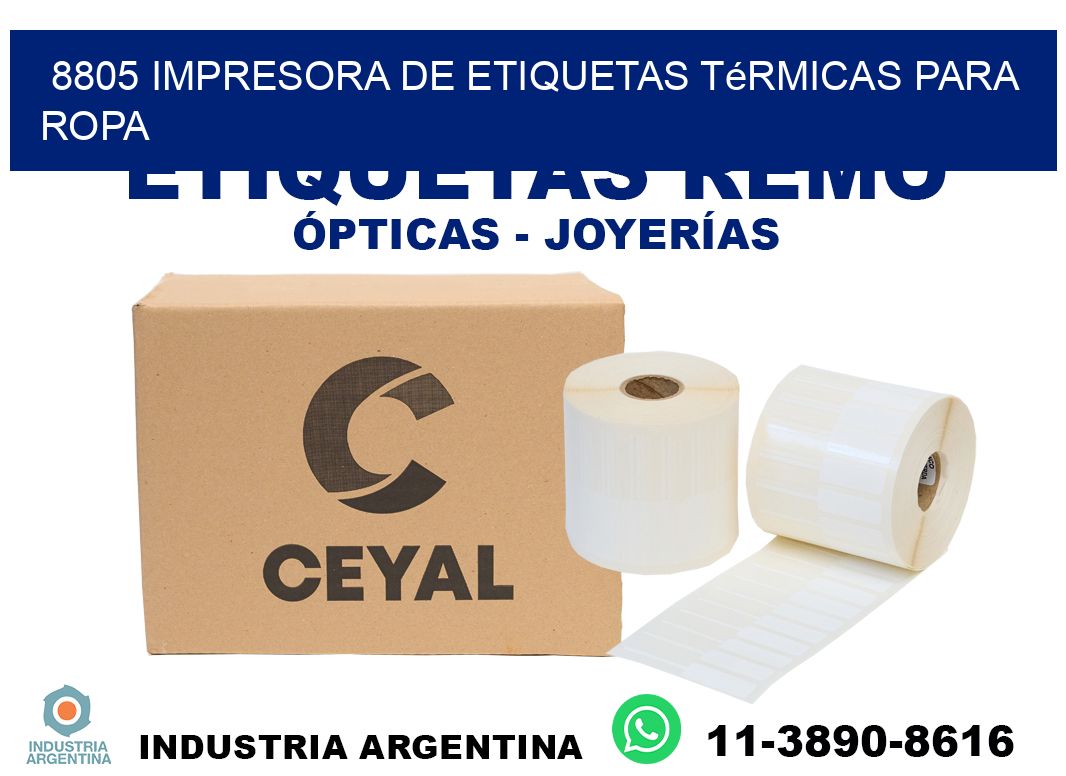 8805 impresora de etiquetas térmicas para ropa