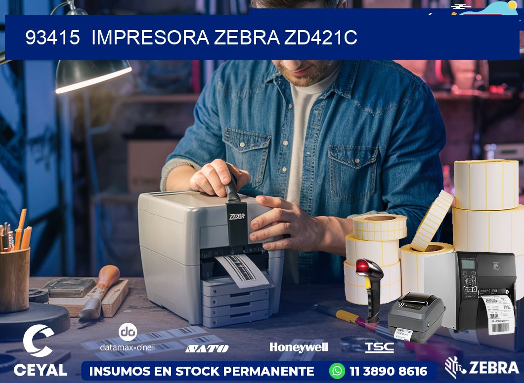 93415  Impresora Zebra zd421c