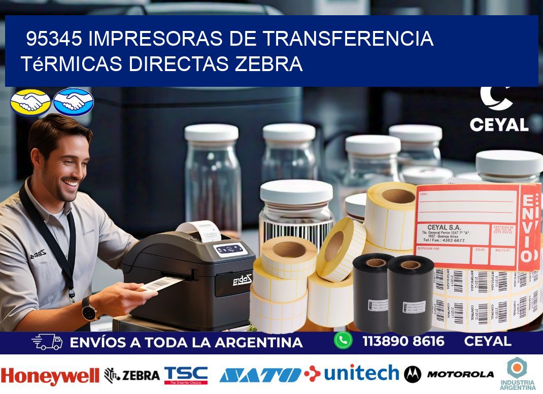 95345 impresoras de Transferencia  térmicas directas zebra