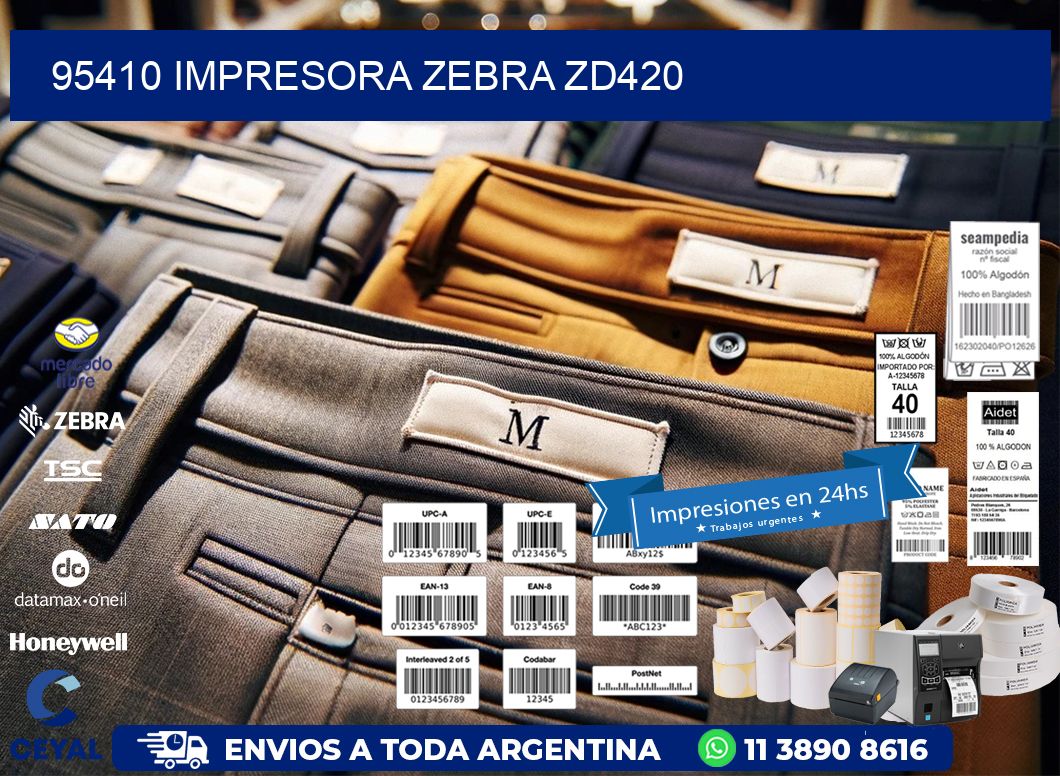 95410 Impresora Zebra ZD420