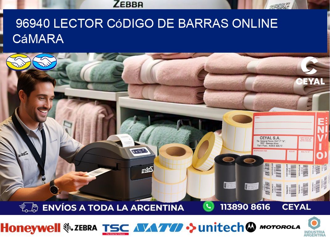 96940 Lector código de barras online cámara