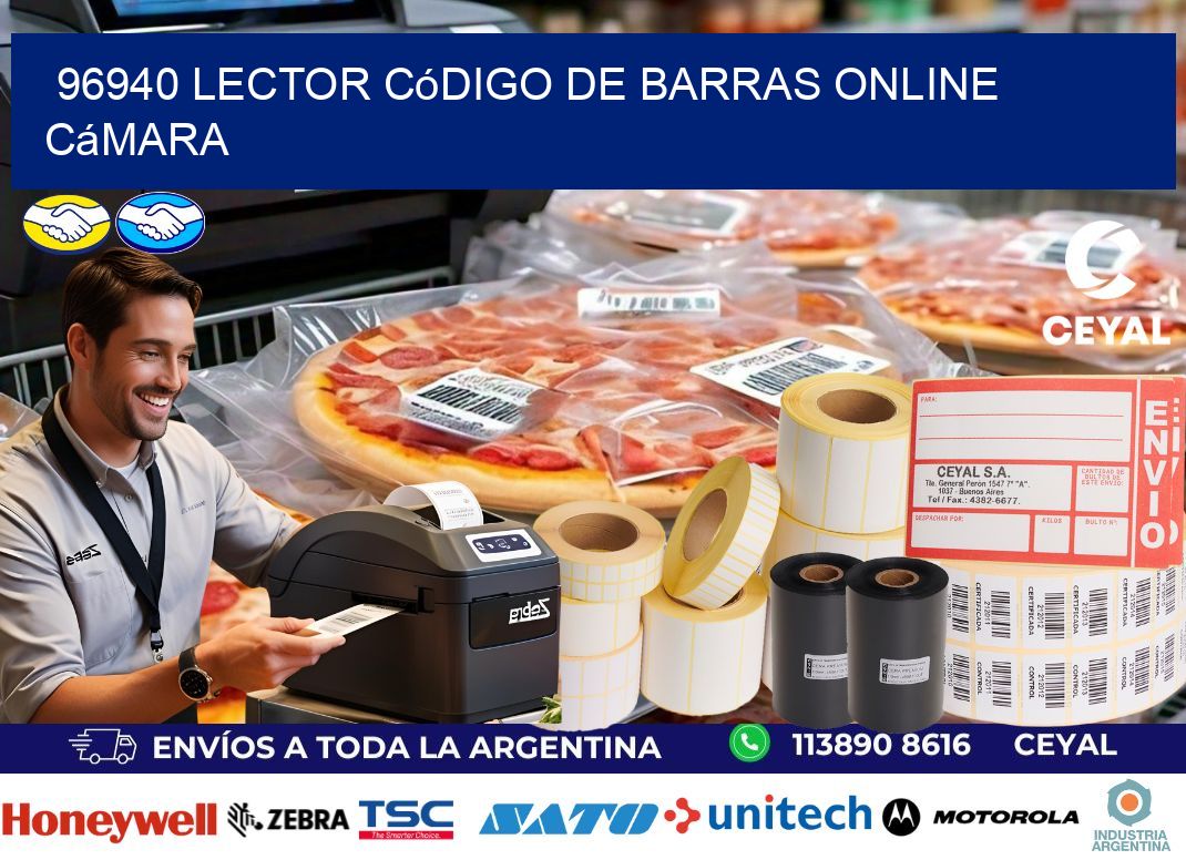 96940 Lector código de barras online cámara
