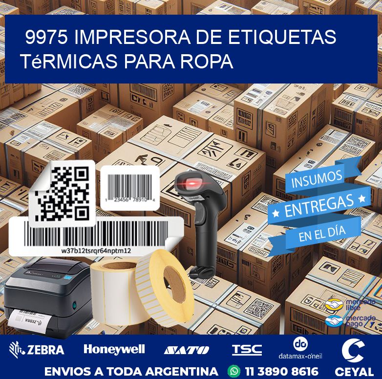 9975 impresora de etiquetas térmicas para ropa